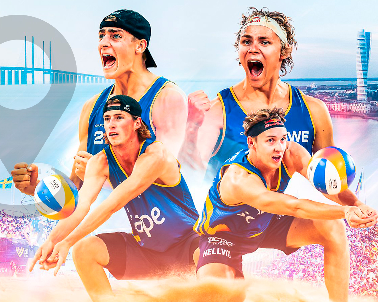 Mitt i Malmö erbjuder VIP-inbjudan till beachvolley för sina medlemmar